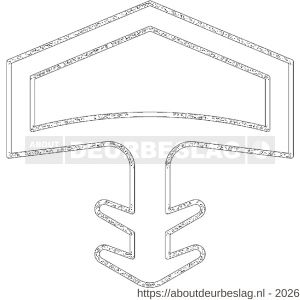 Ellen deuraanslagprofiel kunststof TPE 0680 KS AC - R51010005 - afbeelding 2