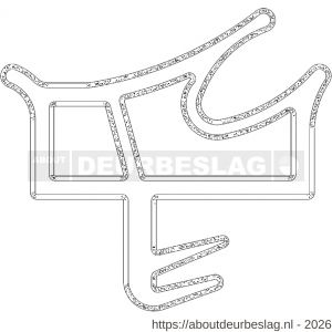 Ellen deuraanslagprofiel kunststof TPE 3451 AC - R51010011 - afbeelding 2
