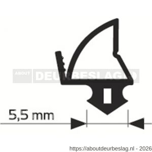 Ellen renovatieprofiel siliconen 4384 25 m - R51010020 - afbeelding 1