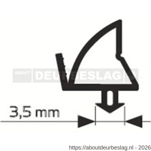 Ellen renovatieprofiel siliconen 4385 25 m - R51010021 - afbeelding 1