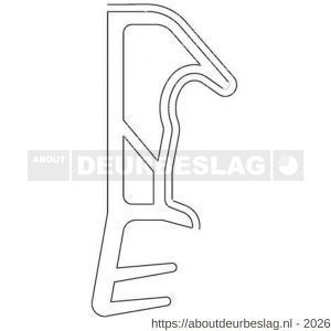 Ellen rondgaande dichting kunststof kaderprofiel 8250 ACB - R51010013 - afbeelding 3