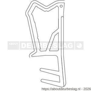 Ellen rondgaande dichting kunststof kaderprofiel 8350 ACBF - R51010014 - afbeelding 3