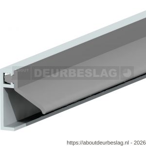 Ellen inbouwprofiel tochtband aluminium voor 6 mm afbouwspeling AIB 3N XL 230 cm - R51010218 - afbeelding 1