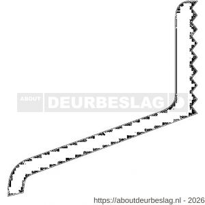 Ellen lekdorpelprofiel aluminium ALD-A125 ongeboord 500 cm - R51010046 - afbeelding 3