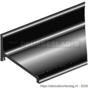 Ellen lekdorpel aluminium ALD-A135 ongeboord 500 cm - R51010047 - afbeelding 1