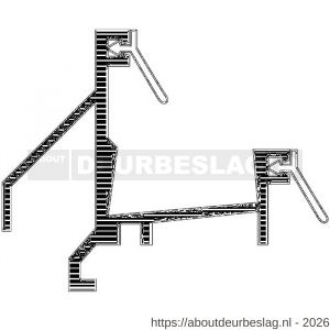 Ellen onderdorpel tochtprofiel raam ANB-11 300 cm - R51010246 - afbeelding 3