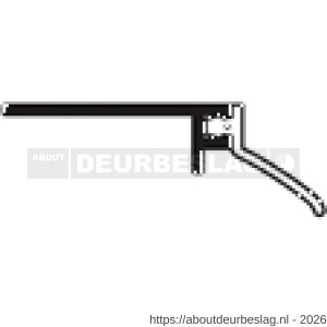 Ellen opbouw tochtprofiel aluminium ANB 16 230 cm - R51010217 - afbeelding 3