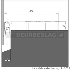 Ellen slijtdorpel ANB-7N 100 cm - R51010238 - afbeelding 3