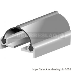 Ellen deurnaaldprofiel DNP aluminium 224 cm - R51010286 - afbeelding 1