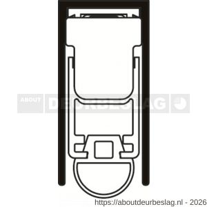 Ellen Matic valdorpel aluminium Uni-Proof 62,8 cm - R51010382 - afbeelding 4