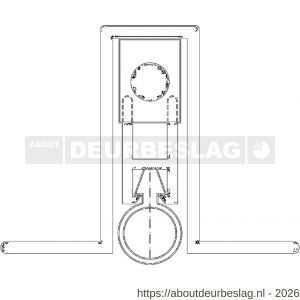 Ellen Matic valdorpel aluminium Omega 73 cm - R51010182 - afbeelding 3