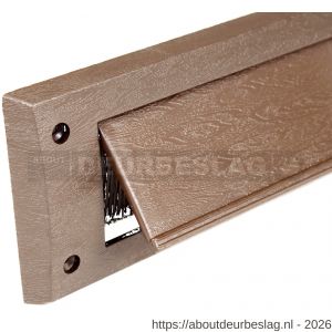 Ellen brievenbusafsluiter tochtklep Letter Plate Basic Lid bruin - R51010421 - afbeelding 1
