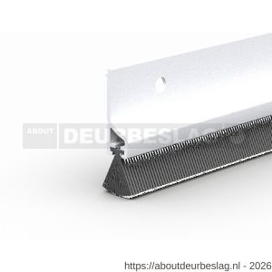 Ellen dorpelprofiel met borstel kunststof Deco wit 100 cm - R51010357 - afbeelding 1