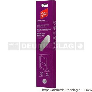 Ellen brievenbusafsluiter tochtklep Letter Plate Lid Inox - R51010420 - afbeelding 2