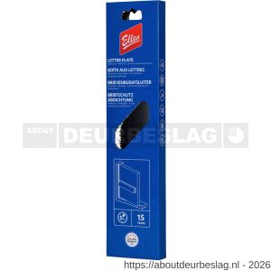 Ellen brievenbusafsluiter tochtklep Letter Plate Lid aluminium zwart - R51010419 - afbeelding 2