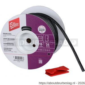 Ellen rondgaande dichting kunststof Silicon Profile 1201 SCF 25 meter - R51010345 - afbeelding 3