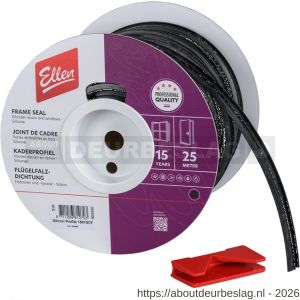 Ellen rondgaande dichting kunststof Silicon Profile 1501 SCF 25 meter - R51010346 - afbeelding 2
