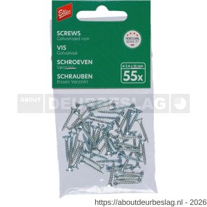 Ellen profiel schroef 2.6x16 mm set 55 stuks - R51010423 - afbeelding 1