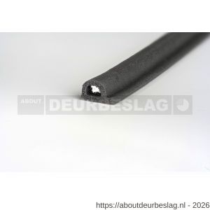 Ellen inbouwprofiel tochtband kunststof zelfklevend Weatherstrip Medium gemiddelde kier zwart 7.5 m - R51010408 - afbeelding 2