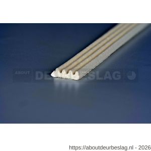 Ellen inbouwprofiel tochtband kunststof zelfklevend Weatherstrip Small kleine kier wit 7.5 m - R51010403 - afbeelding 2
