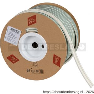 Ellen inbouwprofiel tochtband kunststof zelfklevend Weatherstrip Medium gemiddelde kier wit 2x50 m - R51010406 - afbeelding 1