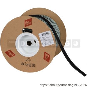 Ellen inbouwprofiel tochtband kunststof zelfklevend Weatherstrip Small kleine kier zwart 2x50 m - R51010223 - afbeelding 1