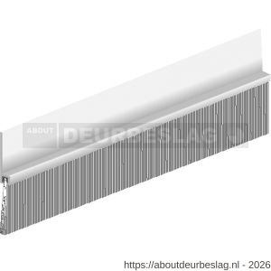 Ellen dorpel tochtprofiel met borstel aluminium IBS-80 100 cm - R51010121 - afbeelding 1