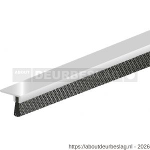 Ellen dorpel tochtprofiel met borstel aluminium IBS-90-18 100 cm - R51010124 - afbeelding 1