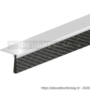 Ellen dorpel tochtprofiel met borstel aluminium IBS-90-36 100 cm - R51010128 - afbeelding 1