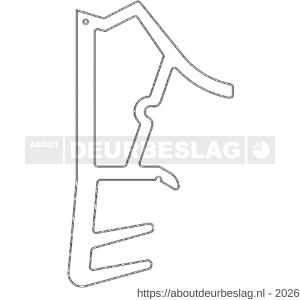 Ellen rondgaande dichting kunststof kaderprofiel 1201 SCF - R51010008 - afbeelding 3