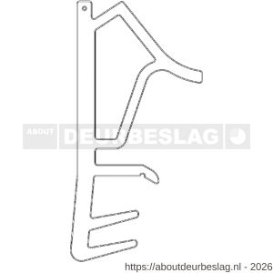Ellen rondgaande dichting kunststof kaderprofiel 1501 SCF - R51010009 - afbeelding 3
