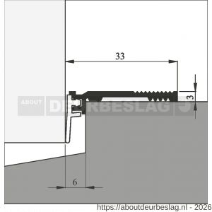 Ellen slijtdorpelprofiel ANB-6 100 cm - R51010232 - afbeelding 2