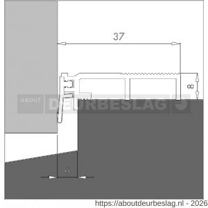 Ellen slijtdorpel ANB-6N 300 cm - R51010235 - afbeelding 3