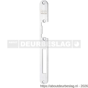 Maasland 17LP lange sluitplaat RVS voorzien van ronde - R11301625 - afbeelding 1