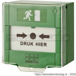 Maasland 2002SG noodschakelaar groen dubbelpolig met - R11300895 - afbeelding 1