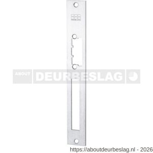 Maasland 22LP lange brede sluitplaat RVS voor schootgeleider inclusief - R11301608 - afbeelding 1