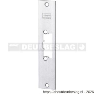 Maasland 23LP korte brede sluitplaat RVS voor schootgeleider inclusief - R11301609 - afbeelding 1