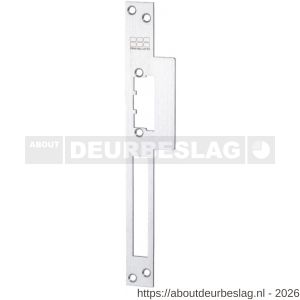 Maasland 32LP lange lip sluitplaat RVS voor schootgeleider inclusief - R11301610 - afbeelding 1