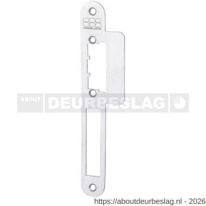 Maasland 50LPL lange lipsluitplaat RVS DIN links PC 55-72 mm 1,5 mm afgerond inclusief - R11301620 - afbeelding 1