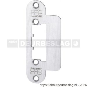 Maasland 51LP korte lip sluitplaat RVS 1,5 mm afgerond inclusief - R11301612 - afbeelding 1