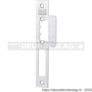Maasland 52LPL lange lip sluitplaat RVS DIN links PC 55-72 mm 1,5 mm hoekig inclusief - R11301617 - afbeelding 1