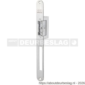 Maasland AI17U elektrische deuropener arbeidsstroom lange afgeronde sluitplaat 10-24 V AC-DC - R11301582 - afbeelding 1