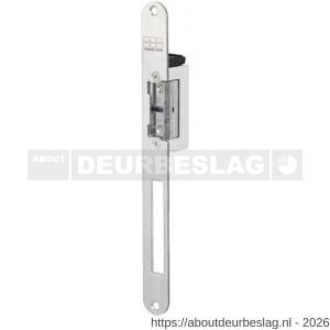 Maasland RT17U elektrische deuropener ruststroom lange afgeronde sluitplaat 12-28 V DC - R11301586 - afbeelding 1