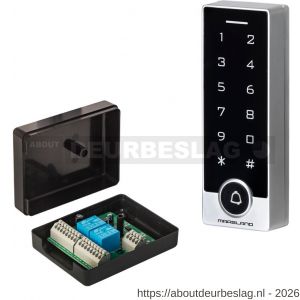 Maasland CS840 Flexess Aqua3 codetableau-kaartlezer-vingerscan-app IP 68 12-24 V AC-DC stand - R11301843 - afbeelding 1