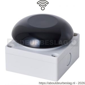 Maasland DK81B drukknop Paddenstoel zwart met - R11301795 - afbeelding 1