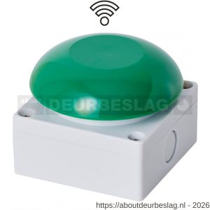 Maasland DK81G drukknop Paddenstoel groen met - R11301797 - afbeelding 1