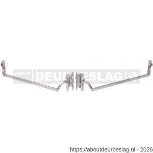 Maasland E-PDES2R vluchtwegtechniek set RVS stang EN 1125 voor houten-metalen deuren DIN rechts - R11300753 - afbeelding 1