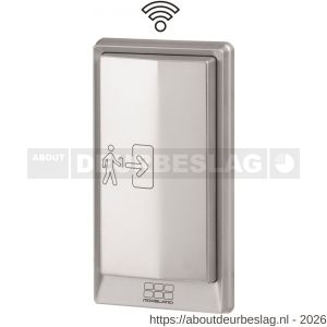 Maasland ELS21T elleboogschakelaar zilver met RVS aanraakplaat en - R11301791 - afbeelding 1