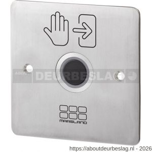 Maasland KCV100 infraroodschakelaar IP 65 22 mm 12-24 V DC met vierkante plaat en LED-ring - R11301325 - afbeelding 1