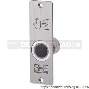 Maasland KCV80 infraroodschakelaar IP 65 22 mm 12-24 V DC met smalle plaat en LED-ring - R11301324 - afbeelding 1